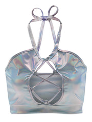 Load image into Gallery viewer, Shiny Crop Top