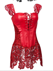 Load image into Gallery viewer, Faux Leather Corset