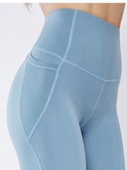 Load image into Gallery viewer, Mesh stitching yoga pants