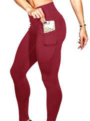 Load image into Gallery viewer, High Waist Fitness Leggings with Pockets