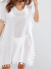 Load image into Gallery viewer, Chiffon Beach Dress Sexy Cover-Up