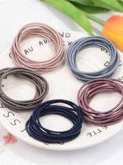Load image into Gallery viewer, Elastic hair Ties (100pc 2mm thick )