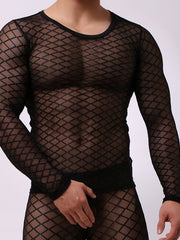Load image into Gallery viewer, Men's Long Sleeve Mesh Shirt