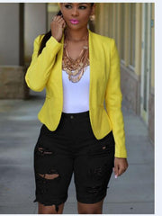 Load image into Gallery viewer, High Waist Jeans Shorts