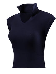 Load image into Gallery viewer, Deep V-neck Crop Tops