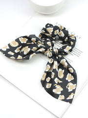 Load image into Gallery viewer, Satin Silky bow hair scrunchie