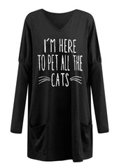 Load image into Gallery viewer, V-neck Sweatshirt Loose Tops