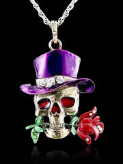 Load image into Gallery viewer, Skull Pendant Necklace