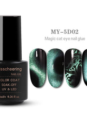 Load image into Gallery viewer, Two-Color Cats-Eye Gel Polish