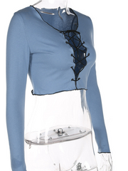 Load image into Gallery viewer, Front Lace-up Shirts