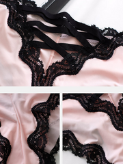 Load image into Gallery viewer, Ice silk lace panties