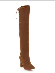 Load image into Gallery viewer, Ladies Thigh High Suede Boots