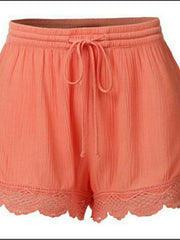 Load image into Gallery viewer, Women's Lace Scallop Edge Shorts