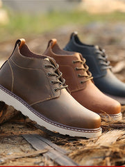 Load image into Gallery viewer, Men's Leather Ankle Boots