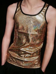 Load image into Gallery viewer, Metallic Color Tank Top