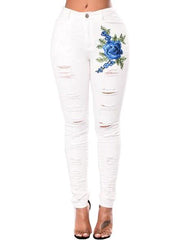 Load image into Gallery viewer, Embroidered Jeans