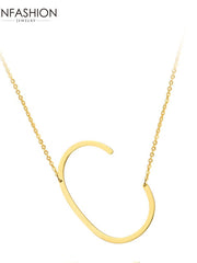 Load image into Gallery viewer, Letter Pendant Necklace