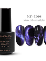Load image into Gallery viewer, Two-Color Cats-Eye Gel Polish