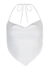 Load image into Gallery viewer, A Tight Ruffled Skirt Suit With A Wavy Edge And A Bare Back