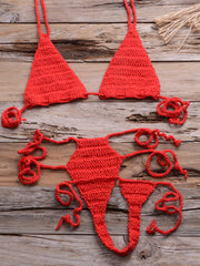 Load image into Gallery viewer, Sexy Hand Woven Beach Bikini Sexy Swimsuit