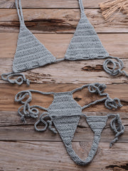 Load image into Gallery viewer, Sexy Hand Woven Beach Bikini Sexy Swimsuit