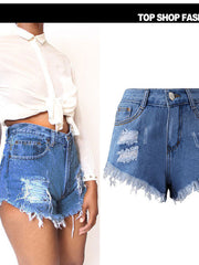 Load image into Gallery viewer, Denim Jean Shorts