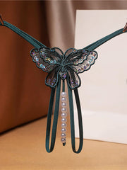 Load image into Gallery viewer, Butterfly G-string W/ Beads