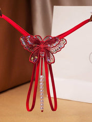 Load image into Gallery viewer, Butterfly G-string W/ Beads