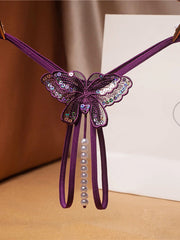 Load image into Gallery viewer, Butterfly G-string W/ Beads