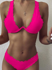 Load image into Gallery viewer, Floral Cut Bikini