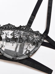 Load image into Gallery viewer, Embroidered Lace Lingerie Set