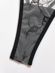 Load image into Gallery viewer, Embroidered Lace Lingerie Set