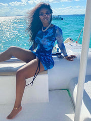 Load image into Gallery viewer, See-through Side Tie Slim Dress