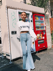 Load image into Gallery viewer, Slim Bell-bottoms Jeans