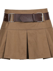 Load image into Gallery viewer, Mini Skirt With Belt