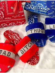 Load image into Gallery viewer, Thug Life Slippers