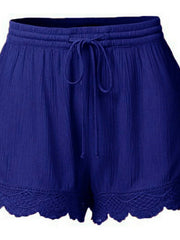 Load image into Gallery viewer, Women's Lace Scallop Edge Shorts
