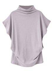 Load image into Gallery viewer, Turtleneck Short Sleeve T-Shirt