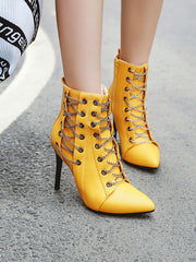 Load image into Gallery viewer, Pointed stiletto boots