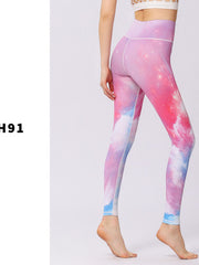 Load image into Gallery viewer, Printed Fitness Yoga Leggings