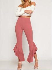 Load image into Gallery viewer, Ruffled Legs Pants