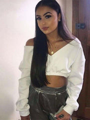 Load image into Gallery viewer, Off-the-shoulder solid color top