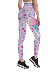 Load image into Gallery viewer, Leggings Ice Cream Print