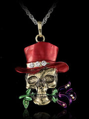 Load image into Gallery viewer, Skull Pendant Necklace
