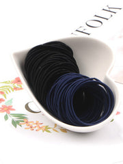 Load image into Gallery viewer, Elastic hair Ties (100pc 2mm thick )
