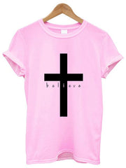Load image into Gallery viewer, T-Shirt print Cross - vendach