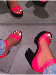 Load image into Gallery viewer, Candy-colored high-heeles