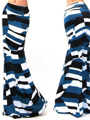 Load image into Gallery viewer, High Waist Long Skirts Printed Pattern