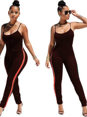 Load image into Gallery viewer, Two Piece Tracksuit w/ Spaghetti Strap Tank Top