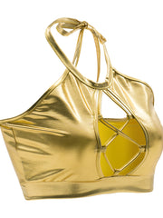 Load image into Gallery viewer, Shiny Crop Top